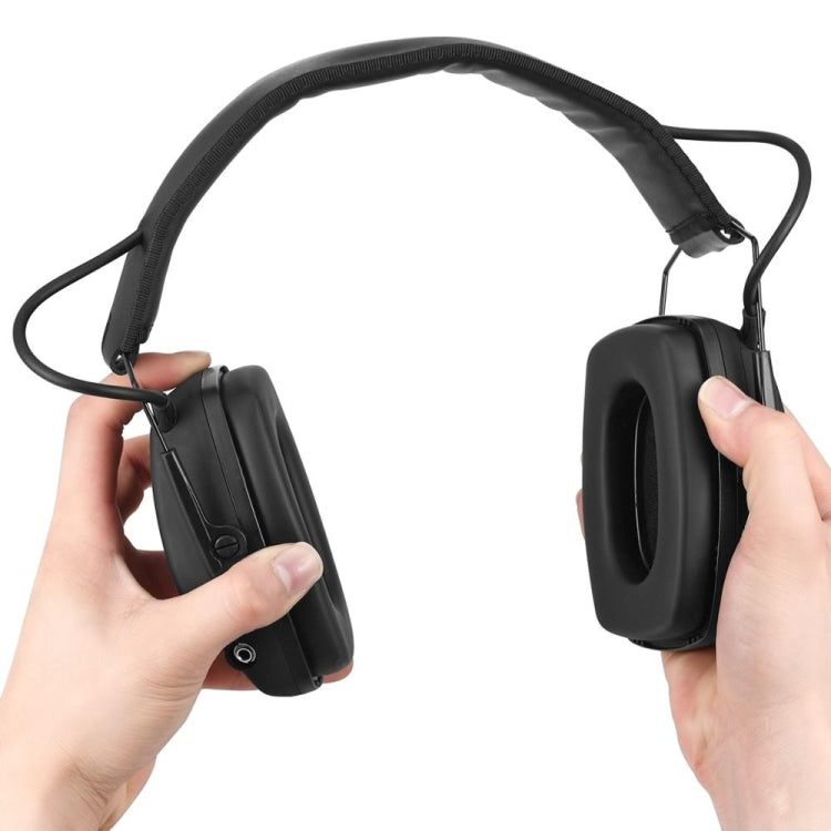Noise-cancelling Headphones Noise-isolating Earmuffs For Outdoor Work(Black)