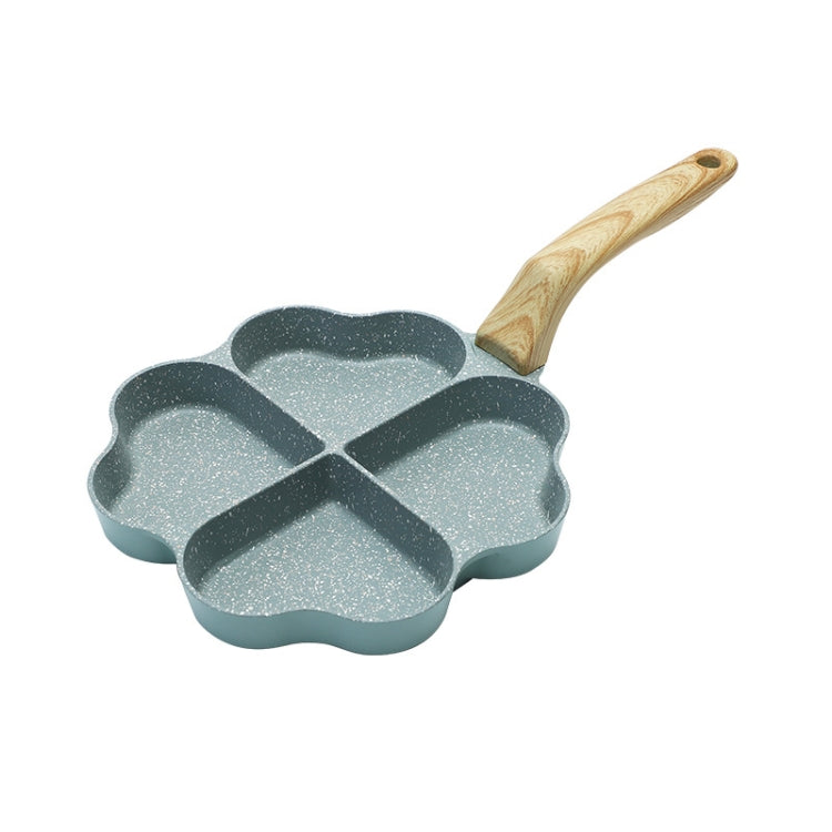Maifan Stone Love Four-hole Fried Egg Pan Non-Stick Egg Dumpling Pan, Color: Green