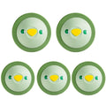 5PCS FY-S14 Floor Drain Deodorizer Sewer Silicone Cover Seal Toilet Insect-proof Hair Toilet Plug(Green)