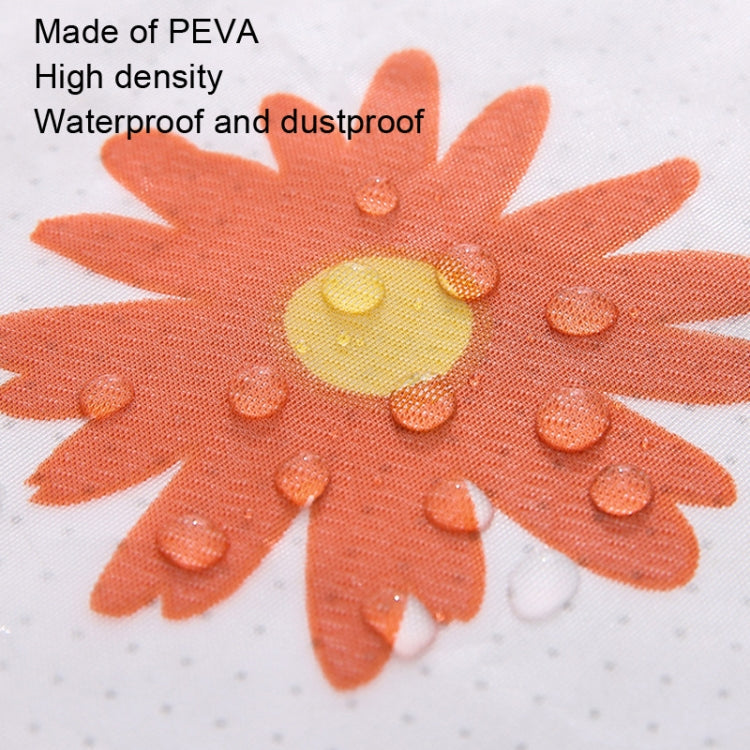 5 PCS Thickened Hanging Air Conditioning Dust Cover, Size: 95x20x31cm(Red Flower)