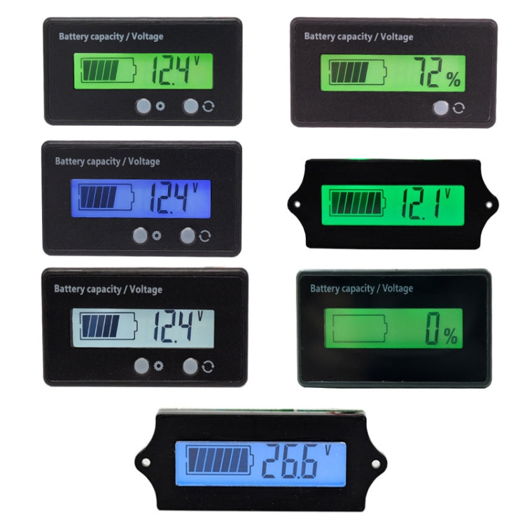 L6133 LCD Electric Motorcycle Power Display, Style: Internal Blue Backlight