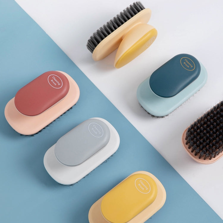 2 PCS SM005 Home Plastic Handle Clothes Cleaning Soft Hair Brush(Grey)
