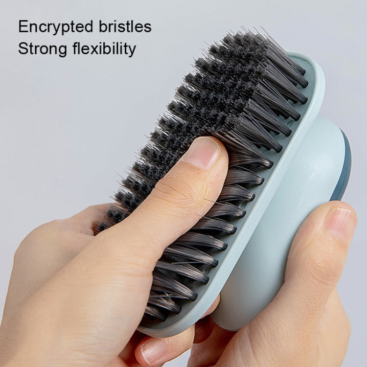 2 PCS SM005 Home Plastic Handle Clothes Cleaning Soft Hair Brush(Grey)