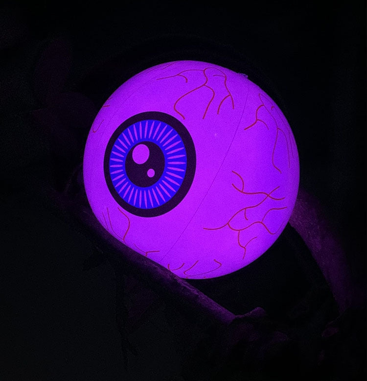 Halloween Bar Haunted House Shopping Mall Inflatable Decoration, Size: 16 Inch Glowing Eyeball