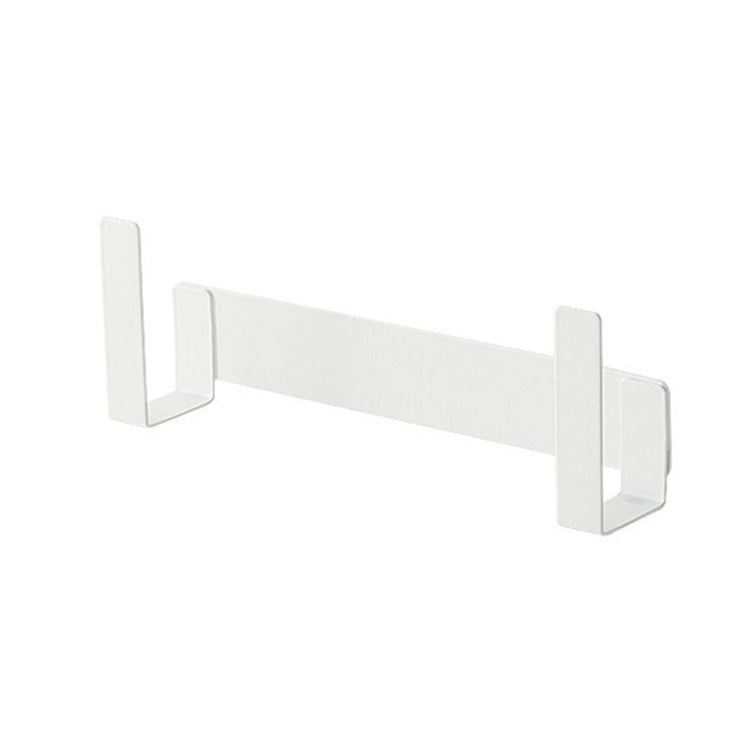 Wall-Mounted Carbon Steel Integrated Pot Lid Holder Kitchen Cutting Board Rack(White)