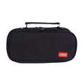 Large Capacity Multi-layer Portable Stationery Bag Canvas Pen Bag(Black)
