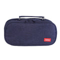 Large Capacity Multi-layer Portable Stationery Bag Canvas Pen Bag(Navy Blue)