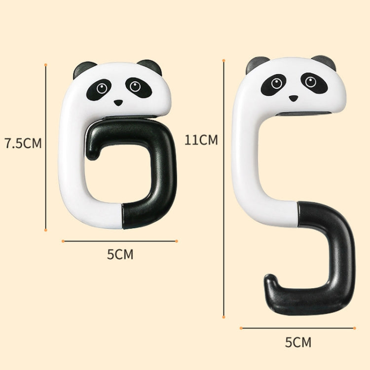 2 PCS Deskside Schoolbag Hook Removable Office Bag Hanger(Kitten)