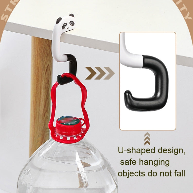 2 PCS Deskside Schoolbag Hook Removable Office Bag Hanger(Kitten)