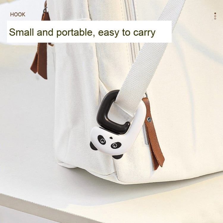 2 PCS Deskside Schoolbag Hook Removable Office Bag Hanger(Small Pink Cat)