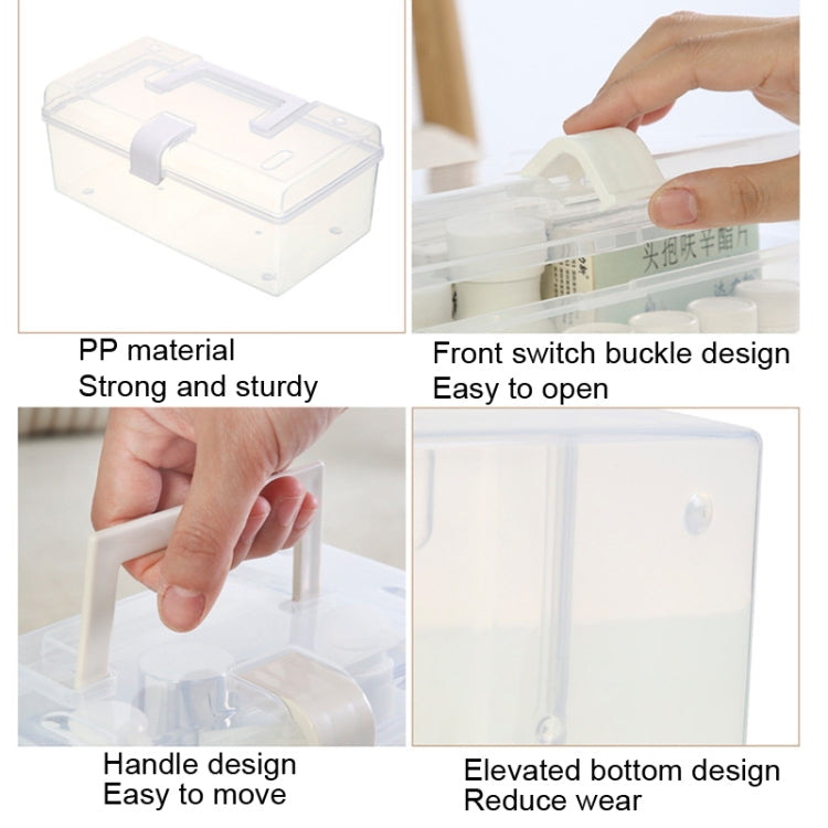 Portable Carry Medicine Case Sealed Storage Box, Size: Small