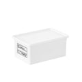 Moisture-proof and Dust-proof Washing Powder Storage Box With Label and Cover, Style: Short