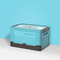 Foldable Book Box Plastic Storage Box, Color: M Mint Blue