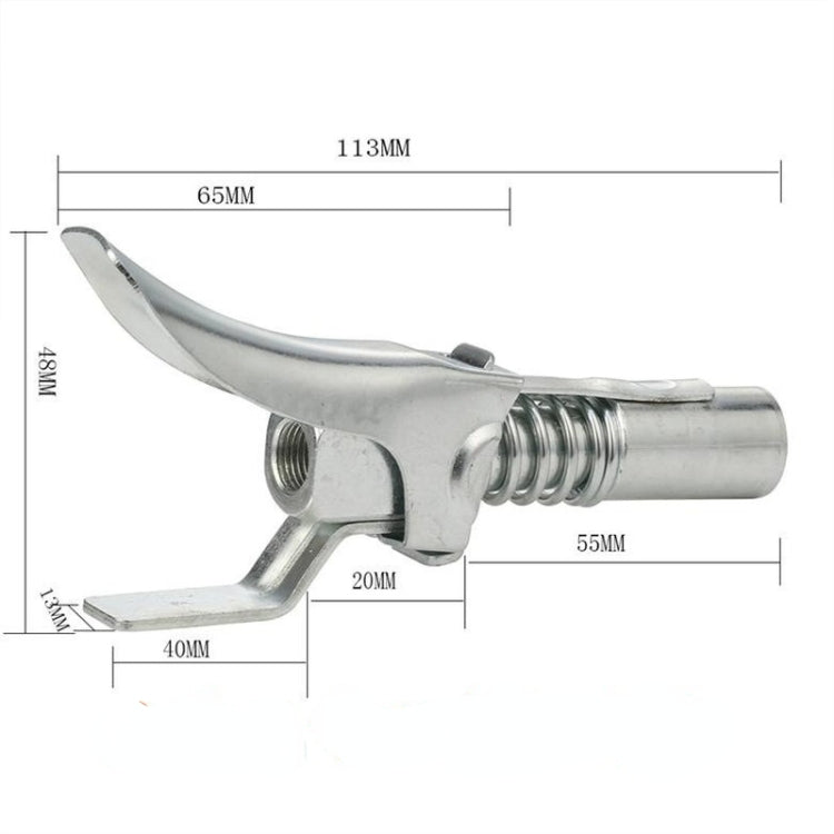 10000PSI Grease Coupler Coupling End Fitting 1/8 Inch NPT Adapter Connector ,Style: Plastic Shell Package