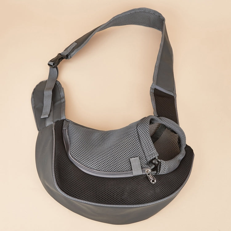 Pet Bag Widened Shoulder Strap Breathable Messenger Cat Bag,Size: Small(Black)