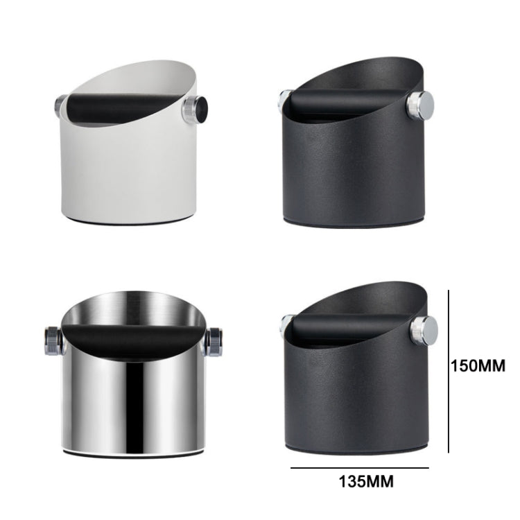 Coffee Waste Bin Milk Tea Residue Recycling Powder Box, Color: Black (Aluminum Alloy)