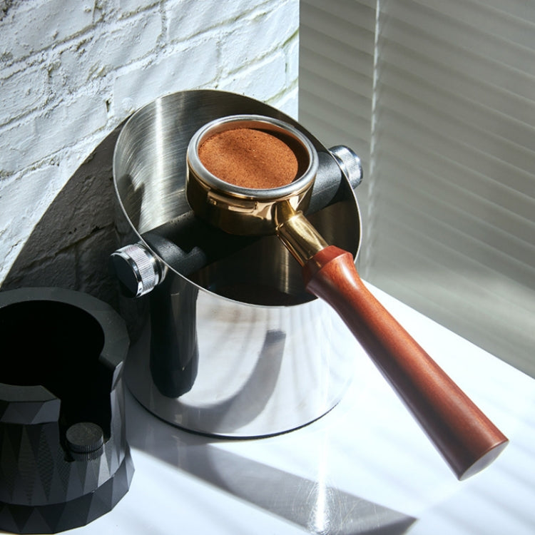 Coffee Waste Bin Milk Tea Residue Recycling Powder Box, Color: Black (Aluminum Alloy)