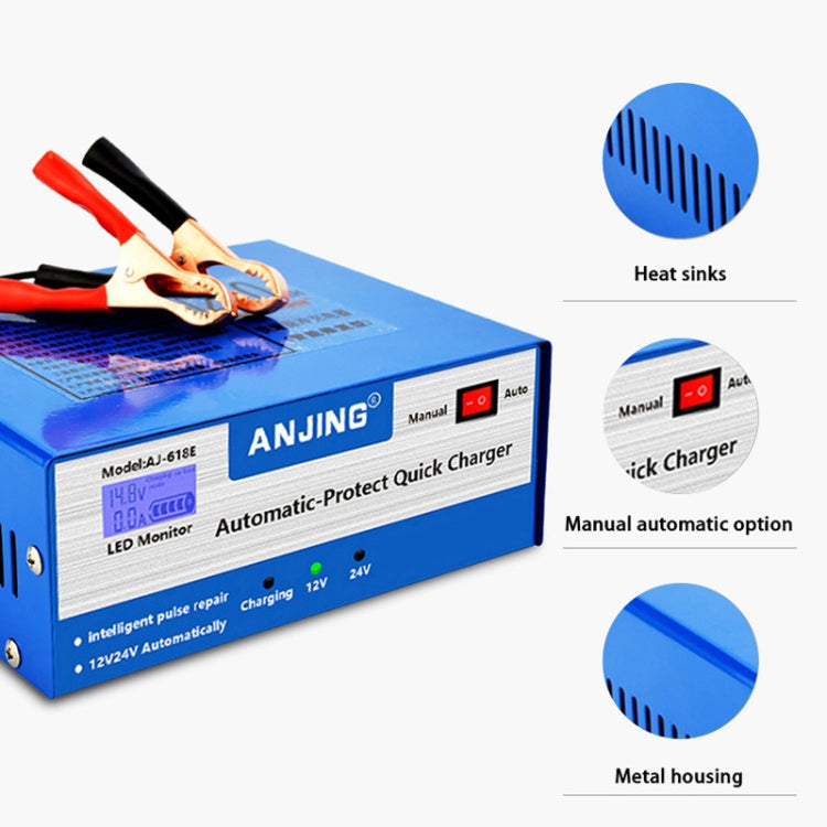 ANJING AJ-618E Battery Charger Car Battery Repairer, Model: EU Plug