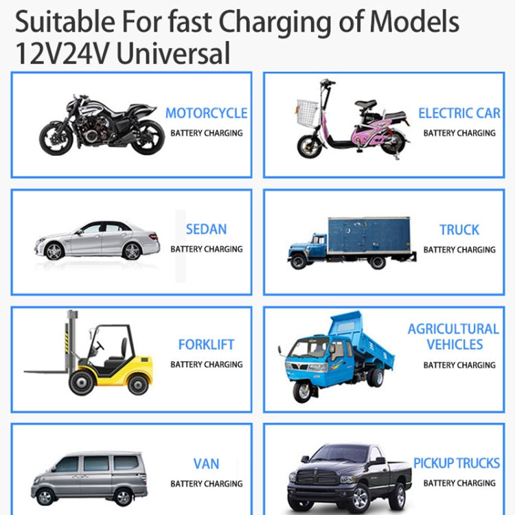 ANJING AJ-618E Battery Charger Car Battery Repairer, Model: US Plug