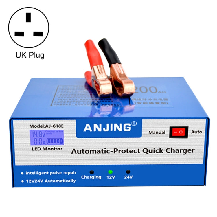 ANJING AJ-618E Battery Charger Car Battery Repairer, Model: UK Plug