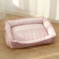 Summer Cold Feeling Dog Cat Kennel Ice Silk Cool Den S(Pink)