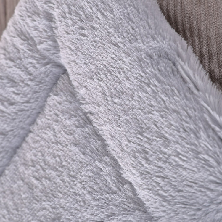 Double Sided Pet Mat Four Seasons Warm Dog Blanket,Size: S(Short Plush Pink)