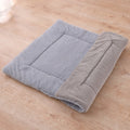 Double Sided Pet Mat Four Seasons Warm Dog Blanket,Size: M(Wick Strip Gray)
