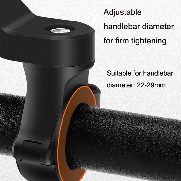 WEST BIKING YP0715060 Bicycle Strong Magnetic Attraction 360 Degree Rotating Navigation Phone Bracket(Black)