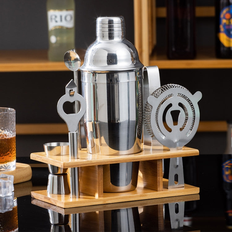 BY-7 7 in 1 Stainless Steel Bartender Set Bar Bartending Tools, Spec: 750ml