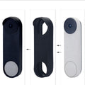 Doorbell Silicone Protective Cover for Google NEST HelloDoorbell Battery Version(Black)