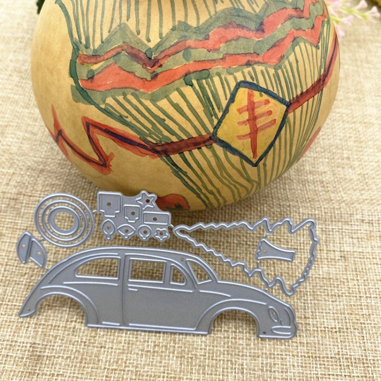 Car Christmas Tree Metal Paper Art Leather Cutting Die