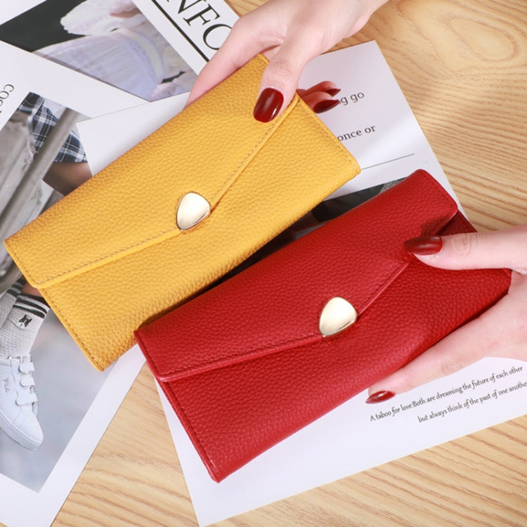 87P Litchi Pattern Multifunctional Large Capacity Wallet Phone Bag(Green)