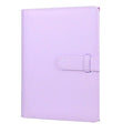 CAIUL 3 Inch PU Leather Photo Album Photo Collection Commemorative Book(Clove Purple)
