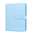 CAIUL 3 Inch PU Leather Photo Album Photo Collection Commemorative Book(Qingkong Blue)