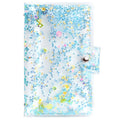 CAIUL 3 Inch PVC Photo Album Large Capacity Collection Commemorative Book(Blue Stream Sand)