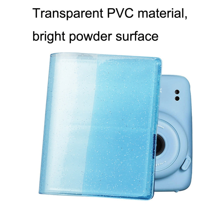 CAIUL 3 Inch Jelly Album Business Card Holder for Instax Mini11 / 9 / 8 / 8+(Blue)