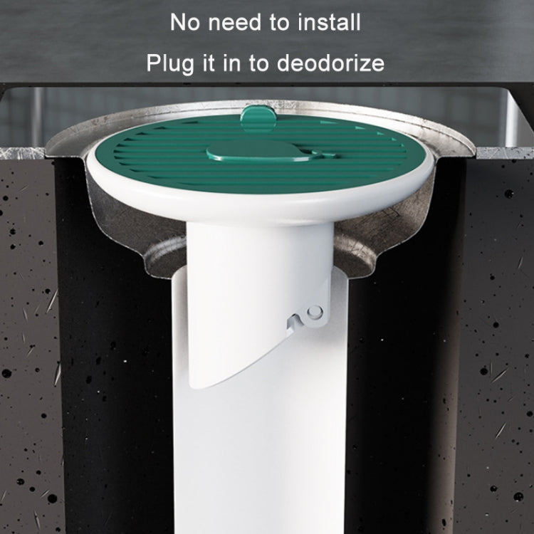 Sewer Deodorant Magnetic Suction Floor Drain Cover, Size: 3cm (Green)