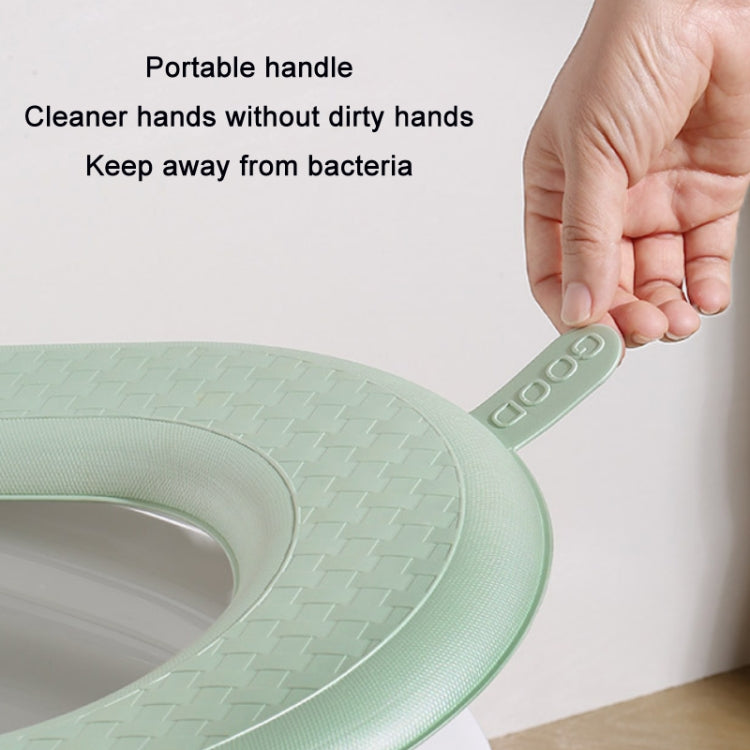 Household Thickened Waterproof Washable Toilet Seat, Color: Gray