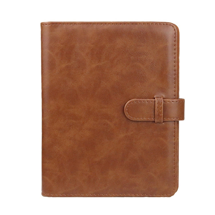3 Inch PU Leather Retro Photo Album Photo Storage Commemorative Book(Brown)