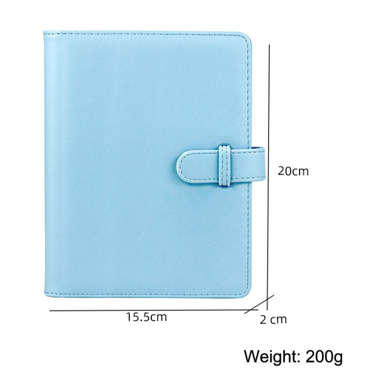 3 Inch PU Leather Retro Photo Album Photo Storage Commemorative Book(Pink)