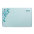 Silicone Children Drawing Pad Wipeable Washable Paint Palettes(Blue)