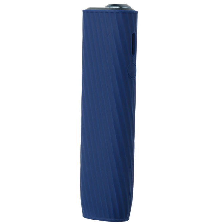 Electronic Cigarette Twill Silicone Case For IQO ILUMA ONE(Dark Blue)