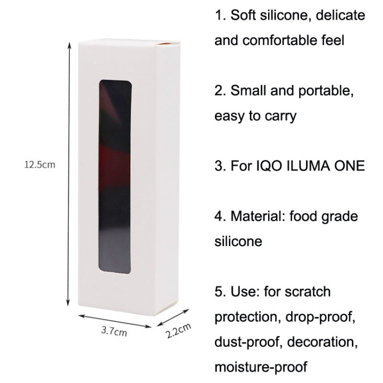 Electronic Cigarette Twill Silicone Case For IQO ILUMA ONE(Dark Blue)