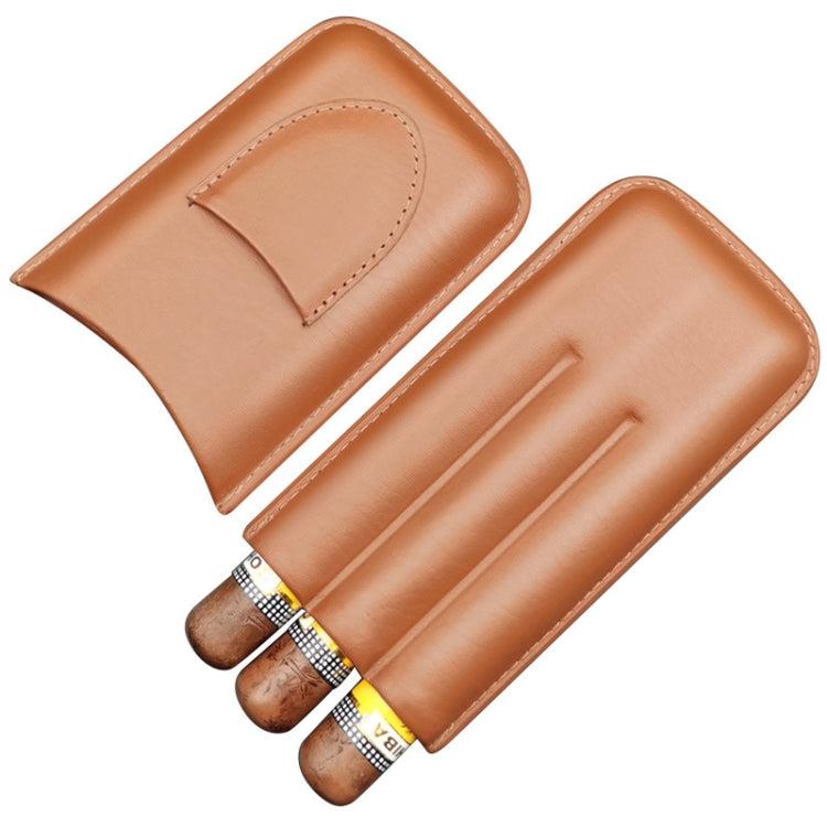 X11 Portable Cigar Holster Sealed Humidor Travel Snow Plus Cigarette Case, Color: Brown