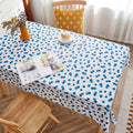 Rural Farm PVC Paper Waterproof Oil Wash Desktop Table Cloth, Size: 140x140cm(Blueberry)