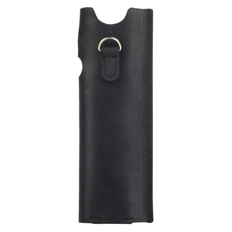 Electronic Cigarette Leather Protective Case For IQO ILUMA ONE, Style: Flat Pattern (Black)