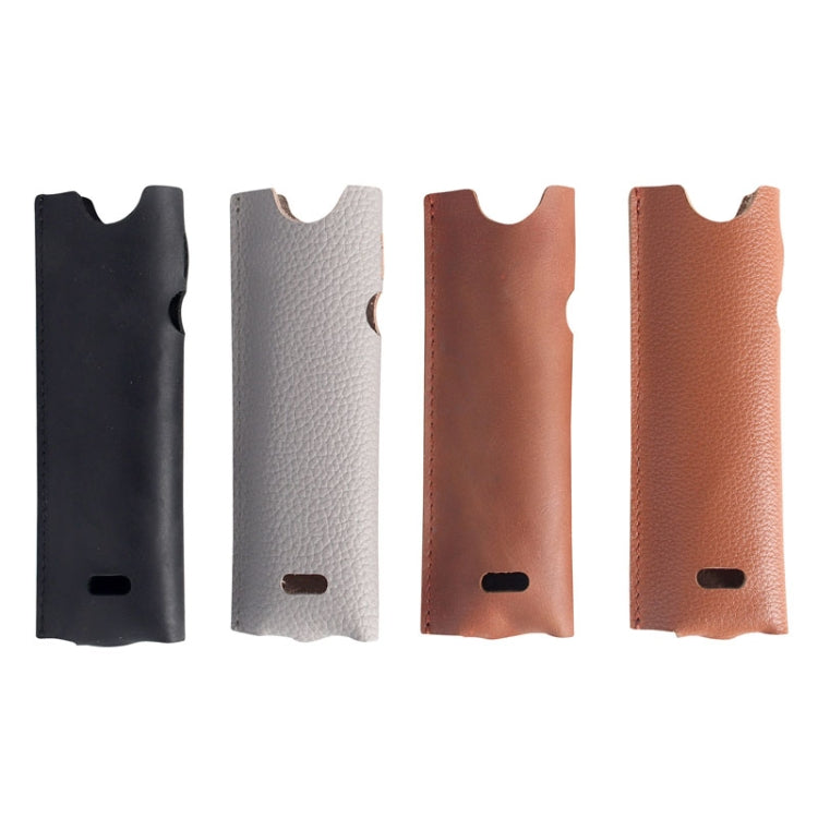Electronic Cigarette Leather Protective Case For IQO ILUMA ONE, Style: Flat Pattern (Brown)