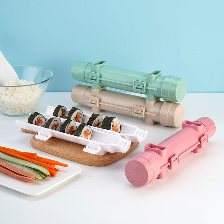 Home Circular Barrel Sushi Model DIY Sushi Tool(White)