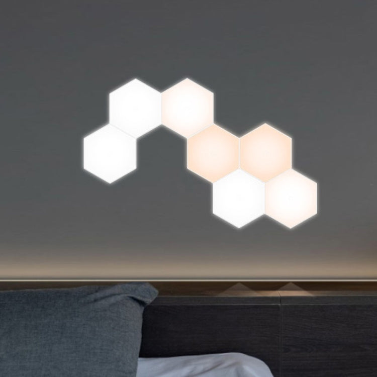 LED Quantum Honeycomb Night Light RGB Atmosphere Decorative Light, Style: Touch(3 Color)