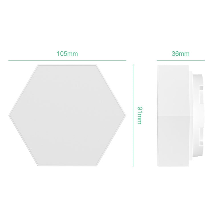 LED Quantum Honeycomb Night Light RGB Atmosphere Decorative Light, Style: Touch(Colorful)